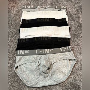 Men’s Briefs. Size L. Qty 6